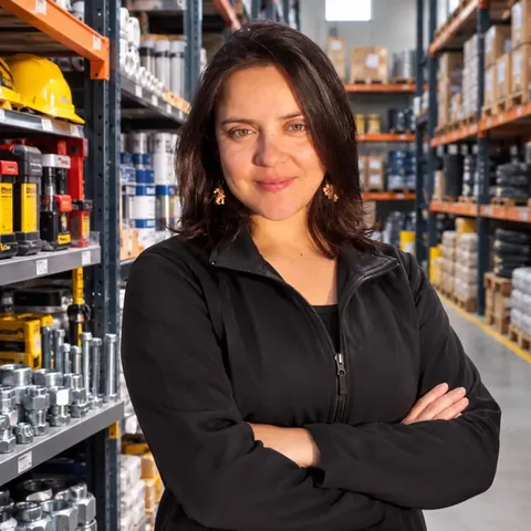 Pascalle Chacana Martínez, encargada del área comercial de San Octavio Ferretería